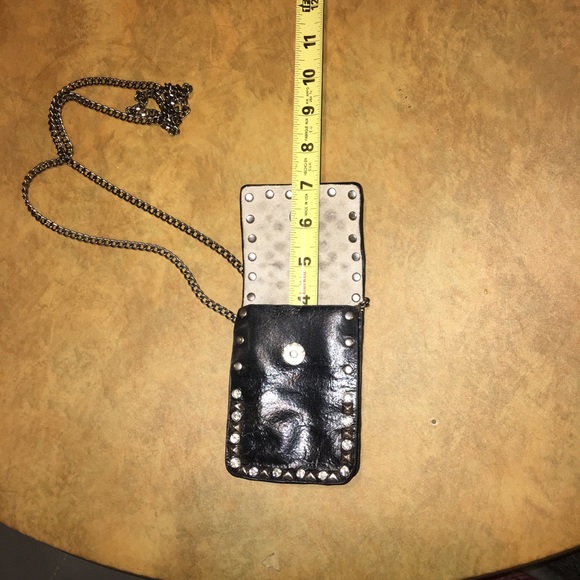 Vintage Small crossbody/belt bag/waist bag with studs and bling! - Picture 12 of 14